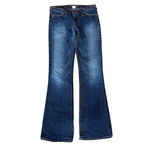 Y2k Von Dutch Levi Low Rider Low Rise Flare Jeans‎ Womens 27 Blue Rocker Vintage